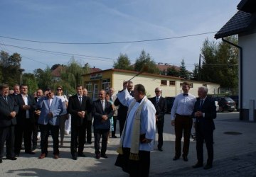 Uroczyste otwarcie Zakładu Wodociągów i Kanalizacji w Białej Niżnej- Gmina Grybów