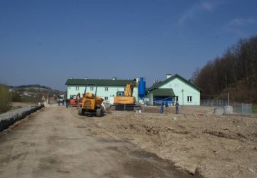 Budowa oczyszczalni w Kąclowej- postęp prac
