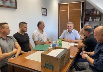 Przekazanie placu budowy - rozbudowa oczyszczalni ścieków 