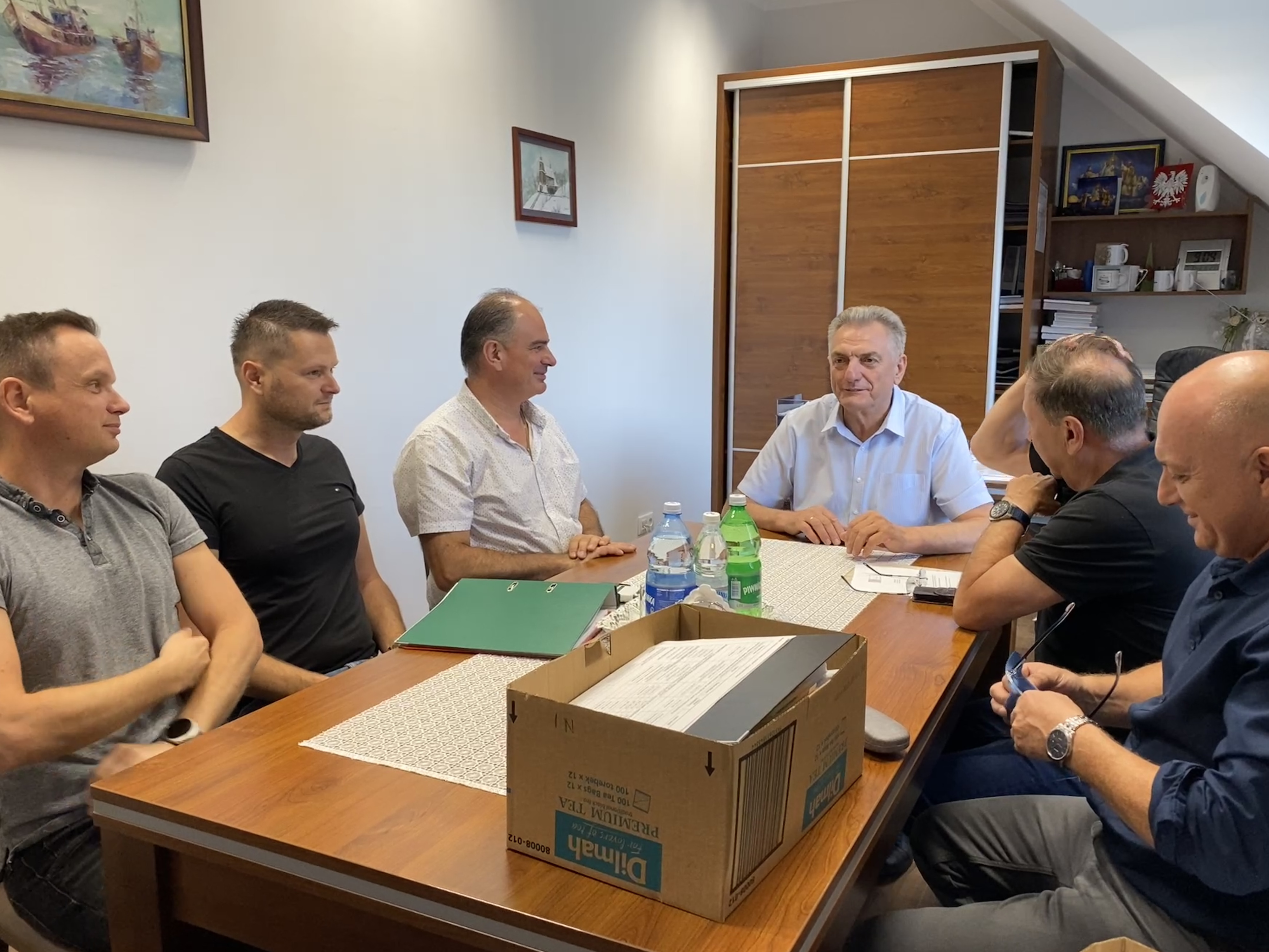 Przekazanie placu budowy - rozbudowa oczyszczalni ścieków 