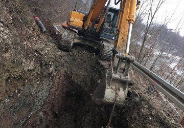 Postęp prac- budowa kanalizacji w miejscowości Kąclowa etap II